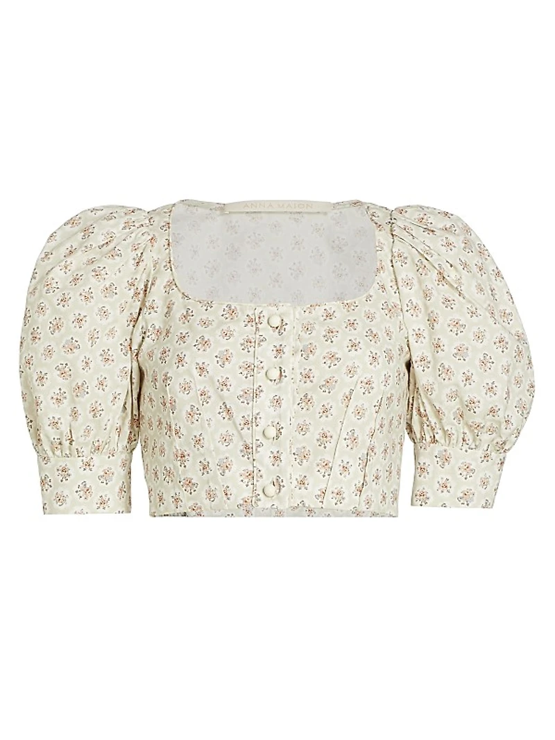 Rosi Floral Crop Top