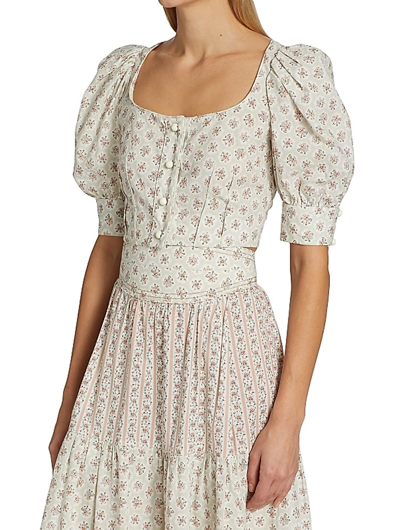 Rosi Floral Crop Top