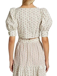 Rosi Floral Crop Top