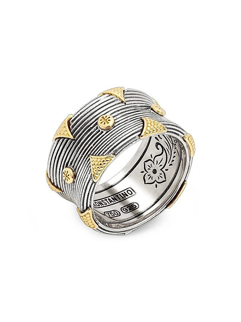 Delos 2.0 Amazons 18K Gold & Sterling Silver Ring
