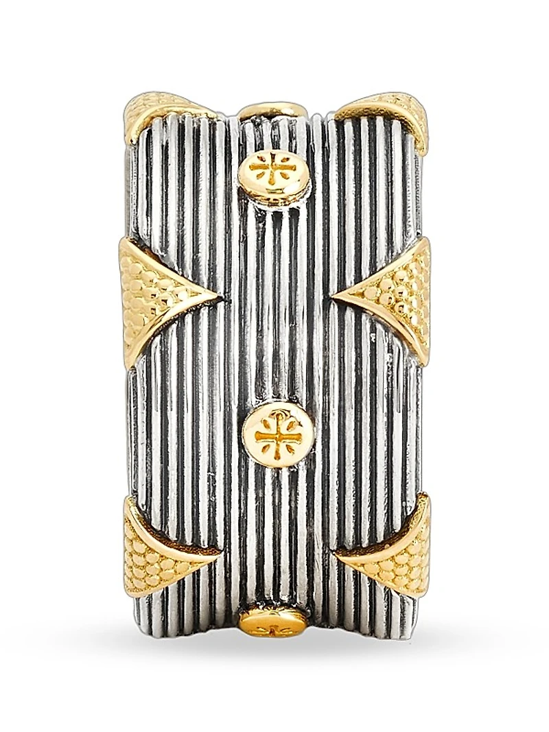 Delos 2.0 Amazons 18K Gold & Sterling Silver Ring