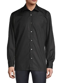 Barrel Cuff Button-Up Shirt