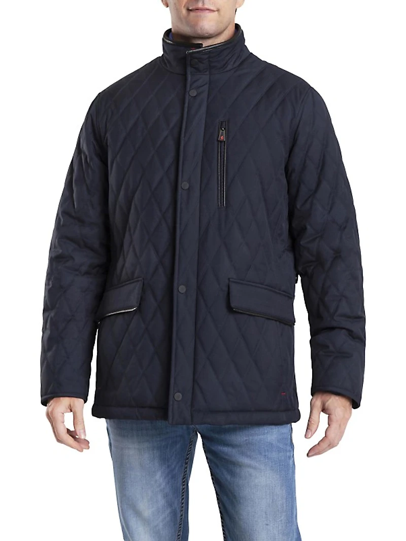 Timeless Warrior Quilted Car Coat
