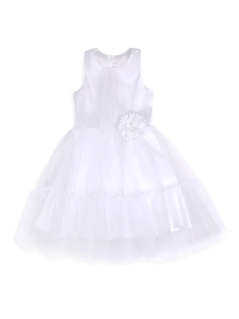 Little Girl's & Girl's Bridget Tulle Pleated Dress