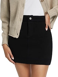 Cashmere-Blend Miniskirt