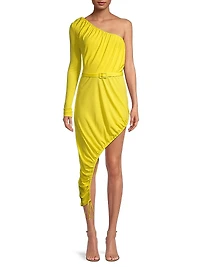Partee Gyal Ruched Midi-Dress