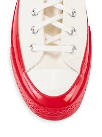 CdG PLAY x Converse Chuck 70 High-Top Sneakers