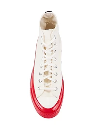 CdG PLAY x Converse Chuck 70 High-Top Sneakers