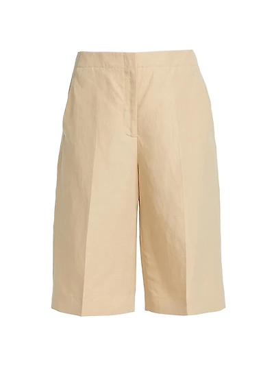 Ryerson Silk-Linen Bermuda Shorts