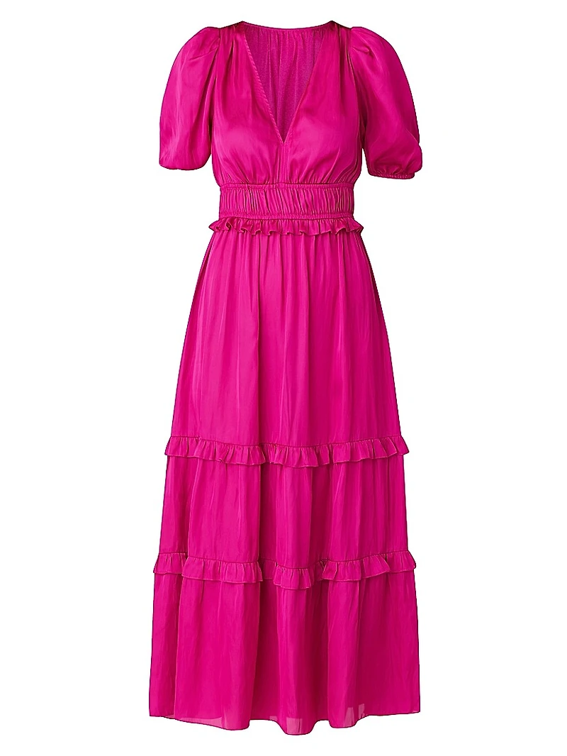Marcela Ruffled Tiered Dress