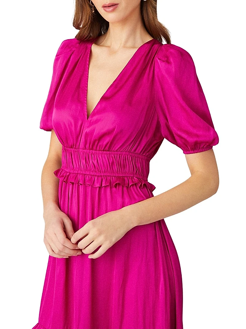 Marcela Ruffled Tiered Dress