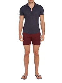 Sebastian Linen Polo Shirt