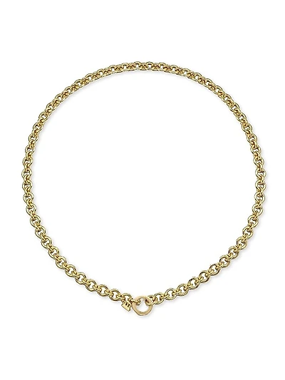 Florence86 18K Yellow Gold Small Jean D'Arc Chain Necklace