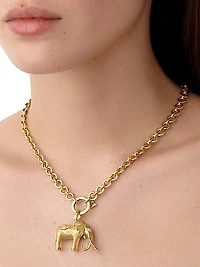 Florence86 18K Yellow Gold Small Jean D'Arc Chain Necklace