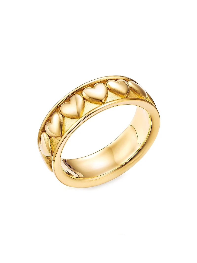 Florence86 18K Yellow Gold Heart Ring
