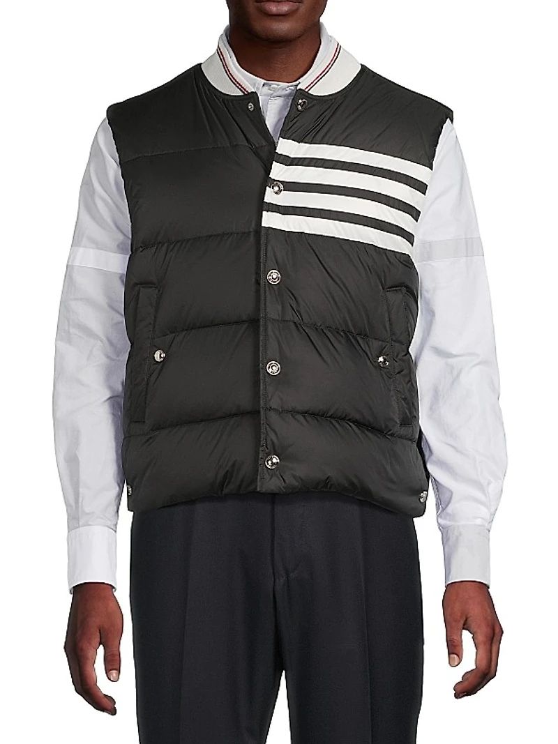 Snap-Up Nylon Vest