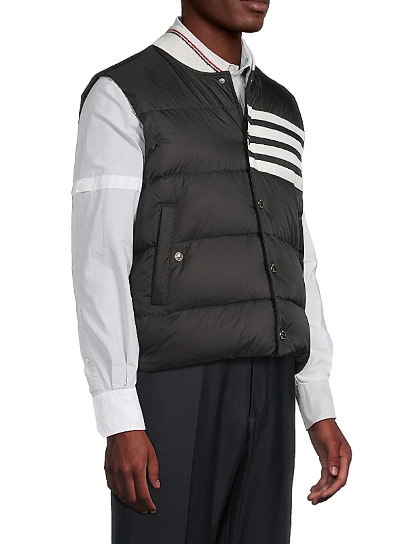 Snap-Up Nylon Vest