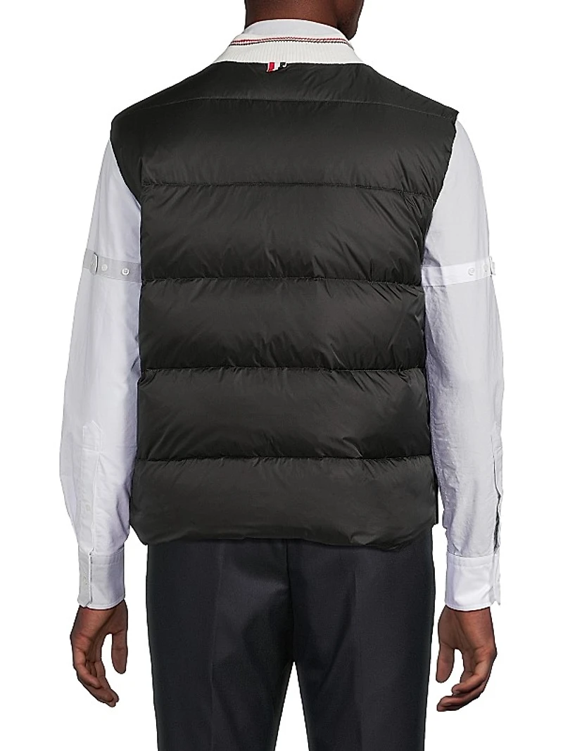 Snap-Up Nylon Vest