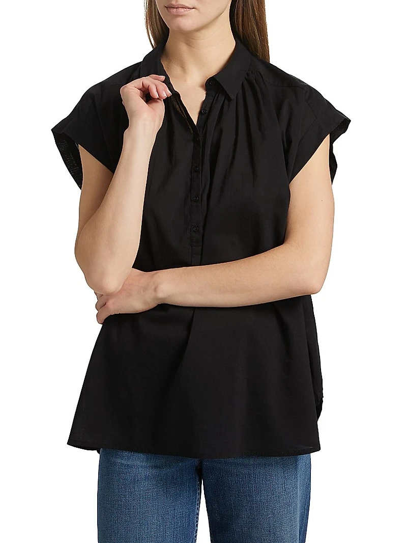 Normandy Pleated Blouse