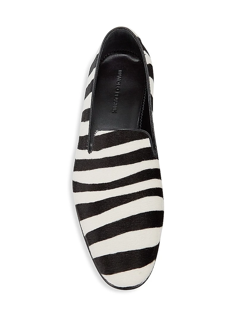 Mario Striped Loafers