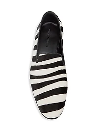 Mario Striped Loafers