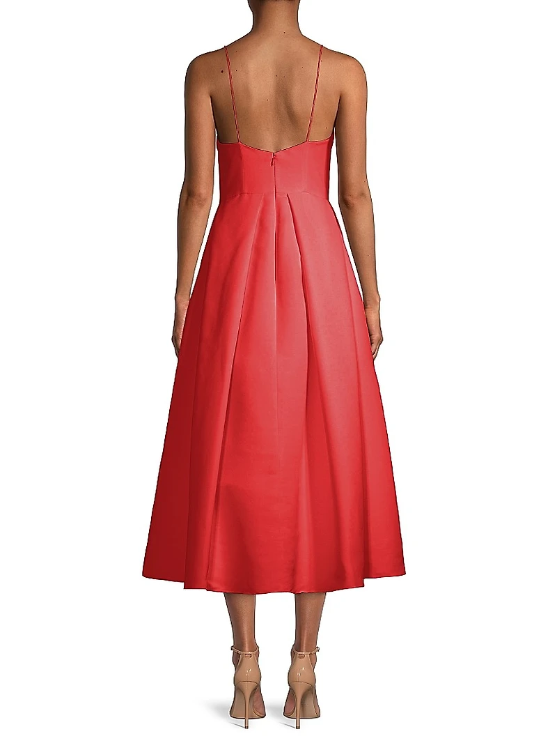 Audra Pleated Cocktail Dress