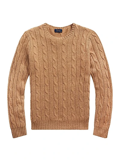 Julianna Cable-Knit Cashmere Sweater