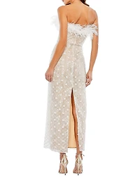 Beaded Lace Sheath Gown