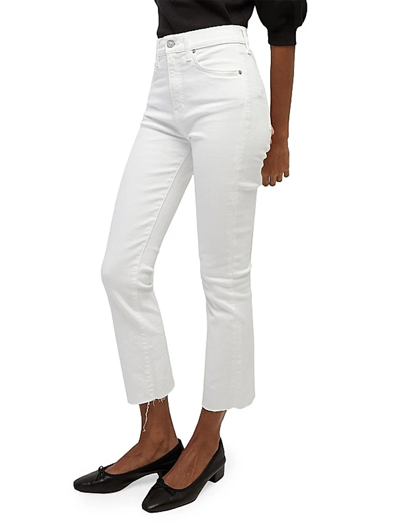 Carly Kick Flare Cropped Jeans