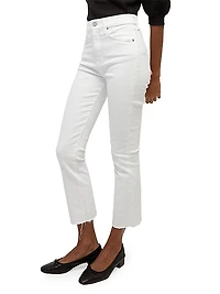 Carly Kick Flare Cropped Jeans
