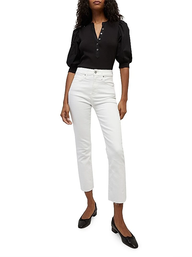 Carly Kick Flare Cropped Jeans