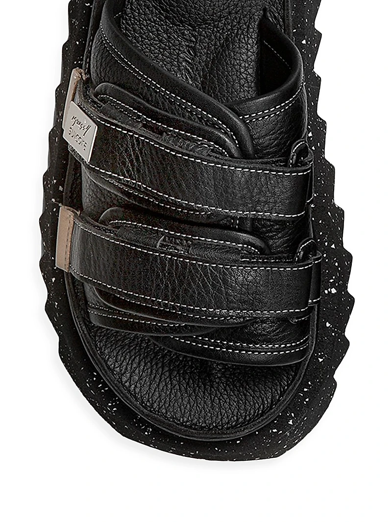 Marsèll x Suicoke Moto Leather Slides