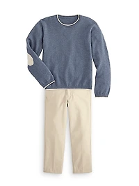 Little Boy's & Boy's Twill Slim Pants