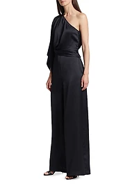 Simone One-Shoulder Jumpsuit