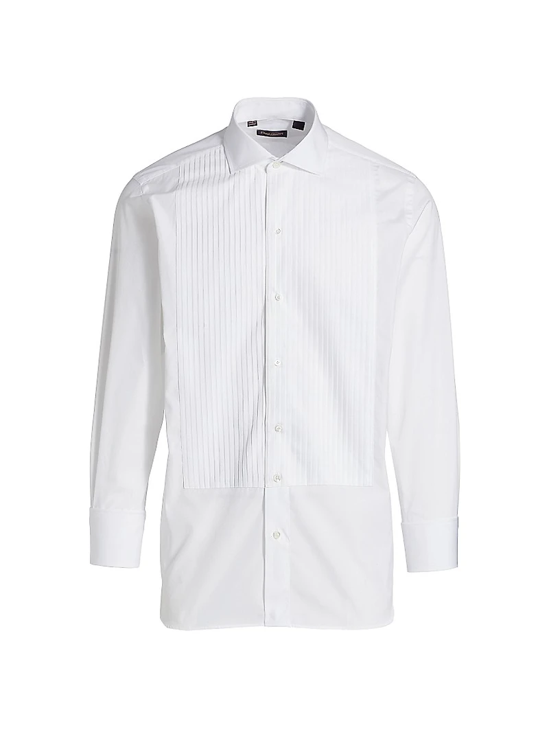 Pleated Formal Tuxedo Shirt
