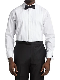 Pleated Formal Tuxedo Shirt