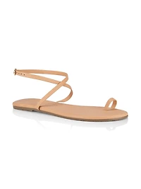 Phoebe Leather Ankle-Strap Sandals
