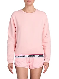 Cotton-Blend Logo Sweatshirt