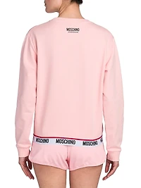 Cotton-Blend Logo Sweatshirt