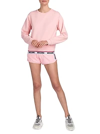 Cotton-Blend Logo Sweatshirt