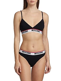 Triangle Logo Bralette