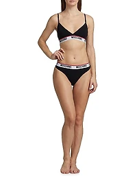 Triangle Logo Bralette