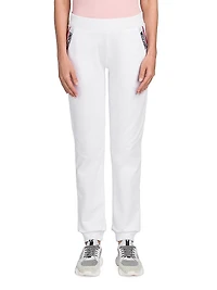 Stretch-Cotton Jogger Pants