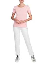 Stretch-Cotton Jogger Pants