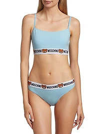 Underbear Logo Band Cotton Bralette