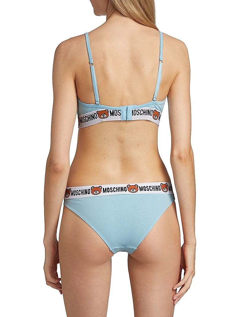 Underbear Logo Band Cotton Bralette