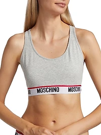 Core Logo-Hem Sports Bra