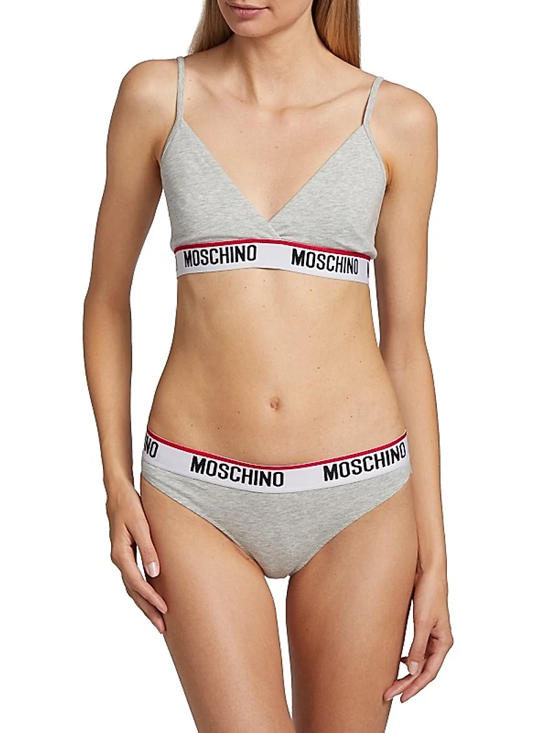 Core Logo Band Triangle Bralette