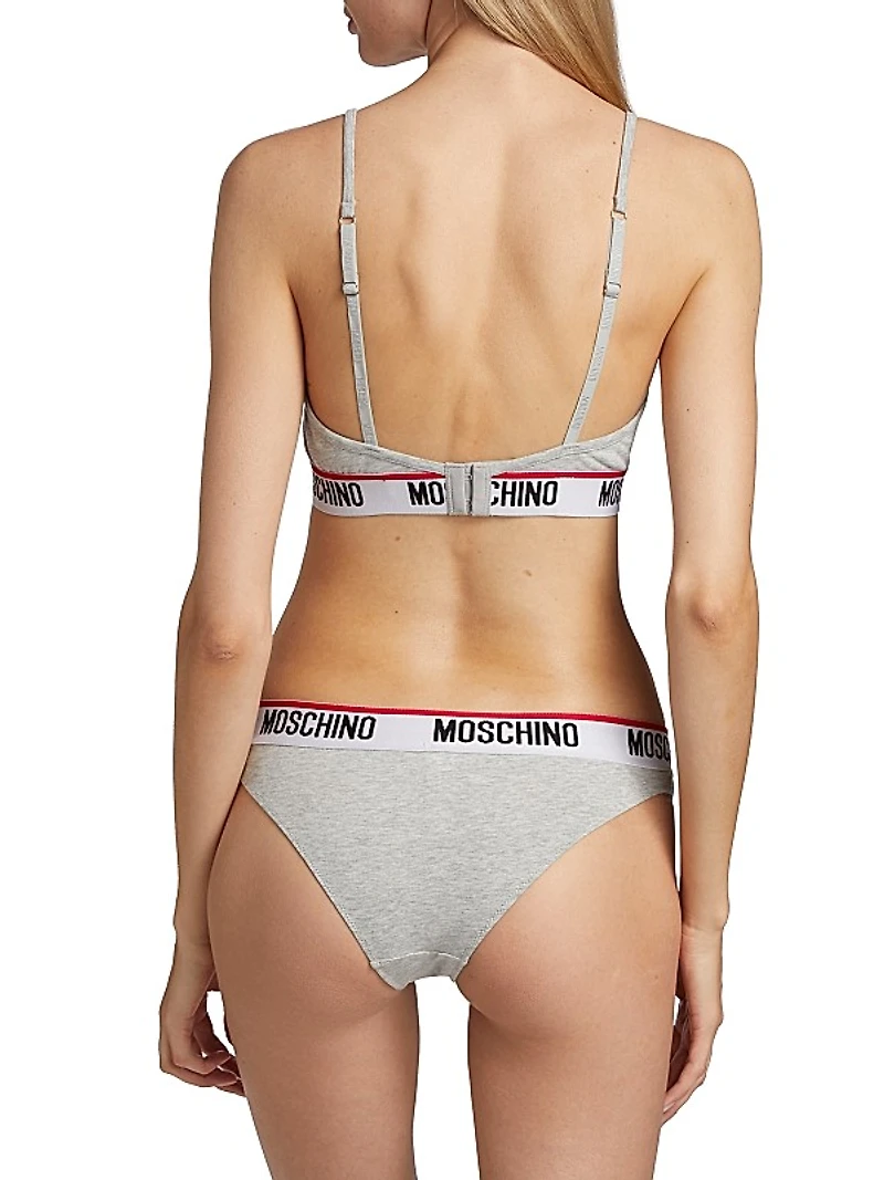 Core Logo Band Triangle Bralette