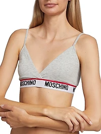 Core Logo Band Triangle Bralette